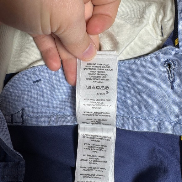 Polo Ralph Lauren Mens 32x32 Blue Stretch Straight Fit Chino Pants Trousers NEW - Picture 9 of 13